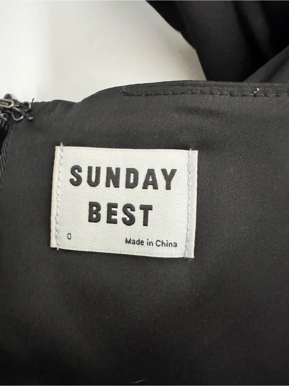 Aritzia Sunday Best Sleek Black Satin Mini Dress - Picture 4 of 4